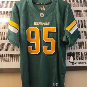 New Era - Edmonton Eskimos Elks Norman Kwong jersey (2016) BNWT Official Custom